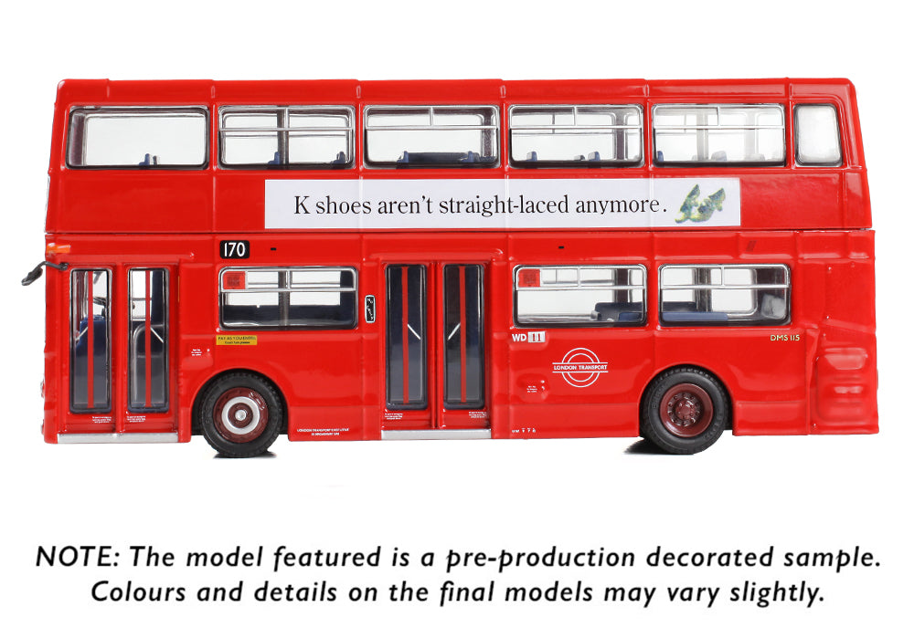 EFE Road E43001	Daimler Fleetline DMS115 London Transport Route 170 Aldwych 1:76 Scale *PRE ORDER £39.90*