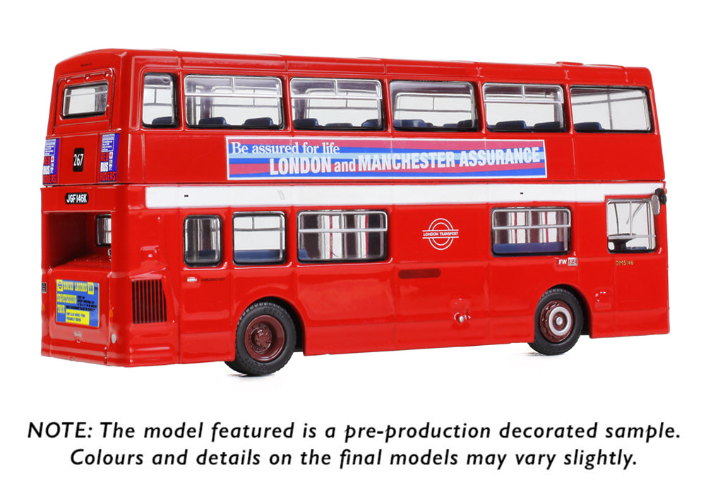 EFE Road E43002	Daimler Fleetline DMS146 London Transport Route 267 Hampton Court Stn 1:76 Scale *PRE ORDER £39.90*