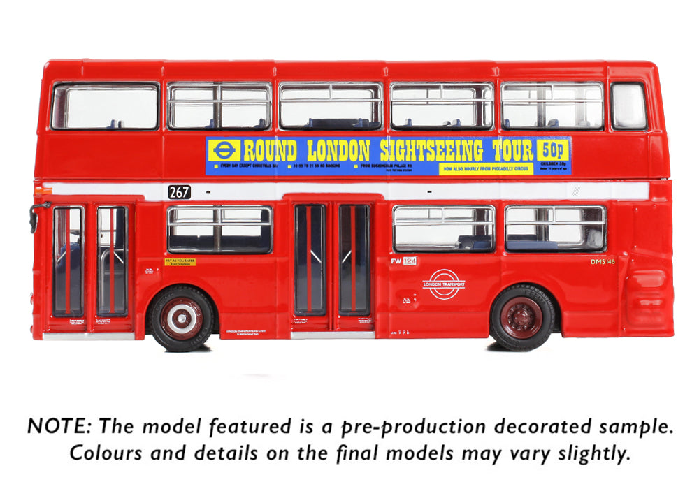 EFE Road E43002	Daimler Fleetline DMS146 London Transport Route 267 Hampton Court Stn 1:76 Scale *PRE ORDER £39.90*