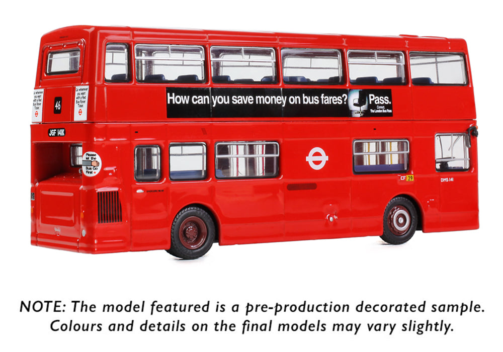 EFE Road E43003	Daimler Fleetline DMS141 London Transport Route 46 Farringdon Street 1:76 Scale *PRE ORDER £39.90*