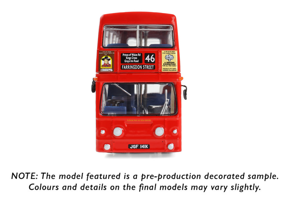 EFE Road E43003	Daimler Fleetline DMS141 London Transport Route 46 Farringdon Street 1:76 Scale *PRE ORDER £39.90*