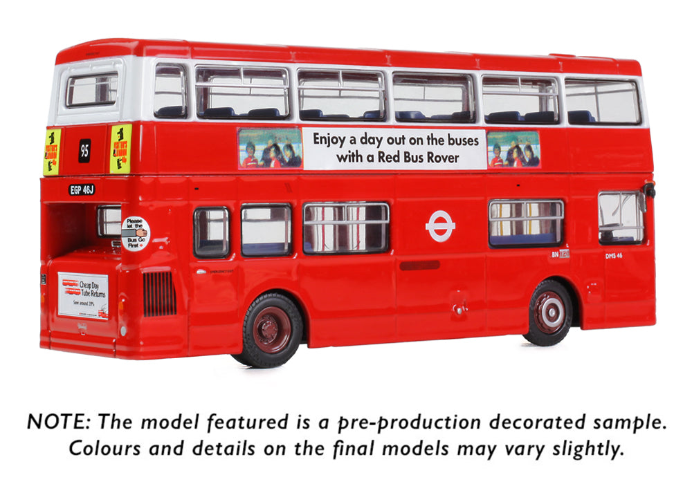 EFE Road E43004	Daimler Fleetline DMS46 London Transport Route 95 Cannon Street 1:76 Scale *PRE ORDER £39.90*