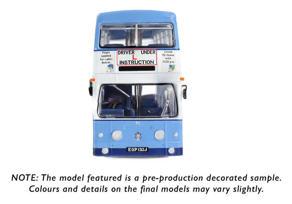 EFE Road E43005	Daimler Fleetline DMS Brighton Corporation 91 Driver Trainer 1:76 Scale *PRE ORDER £39.90*