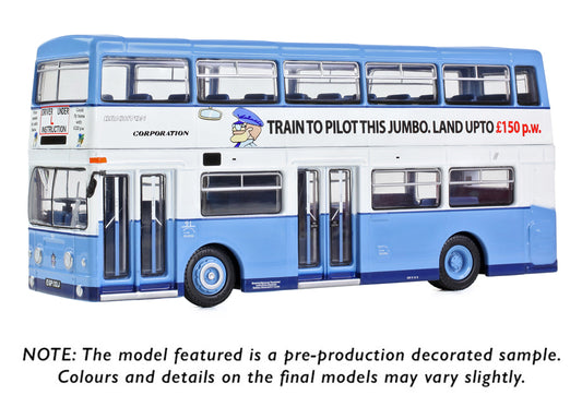 EFE Road E43005	Daimler Fleetline DMS Brighton Corporation 91 Driver Trainer 1:76 Scale *PRE ORDER £39.90*