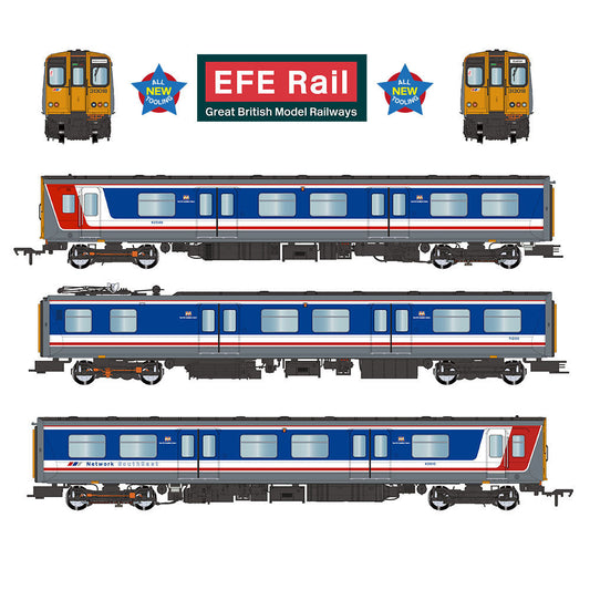 EFE Rail E81003 Class 313 3-Car EMU 313018 BR Network SouthEast OO Gauge *PRE ORDER £297.46*