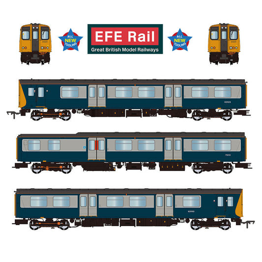 EFE Rail E81008 Class 313 3-Car EMU 313201 BR Blue & Grey (Southern) OO Gauge *PRE ORDER £297.46*