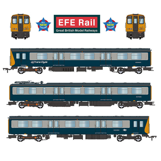 EFE Rail E81013 Class 314 3-Car EMU 314211 BR Blue & Grey 'Trans-Clyde' OO Gauge *PRE ORDER £297.46*