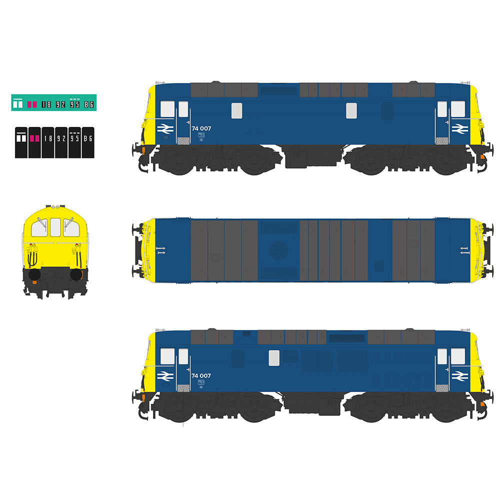 EFE Rail E82008 Class 74 Electro-Diesel 74007 BR Blue OO Gauge *PRE ORDER £193.46*