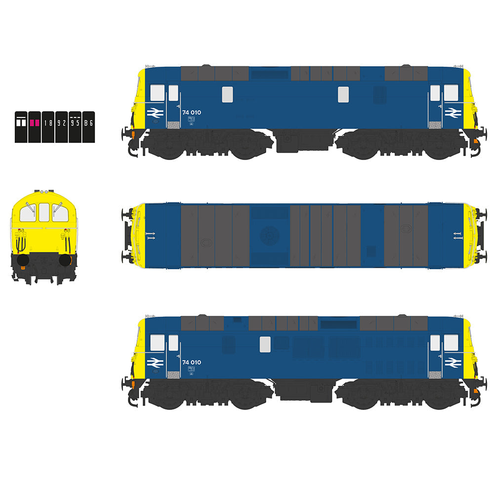 EFE Rail E82009 Class 74 Electro-Diesel 74010 BR Blue OO Gauge *PRE ORDER £193.46*