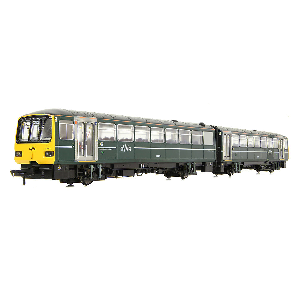 EFE Rail E83021 Class 143 2-Car DMU 143603 GWR Green (FirstGroup), OO Gauge *LAST FEW*