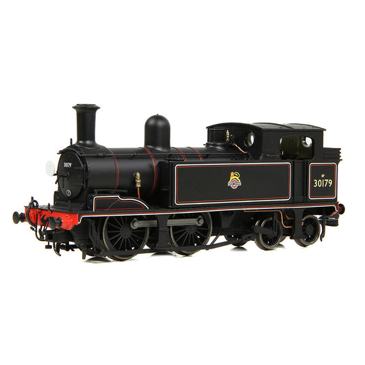 EFE Rail E85017 LSWR Adams O2 30179 BR Lined Black (Early Emblem), OO Gauge