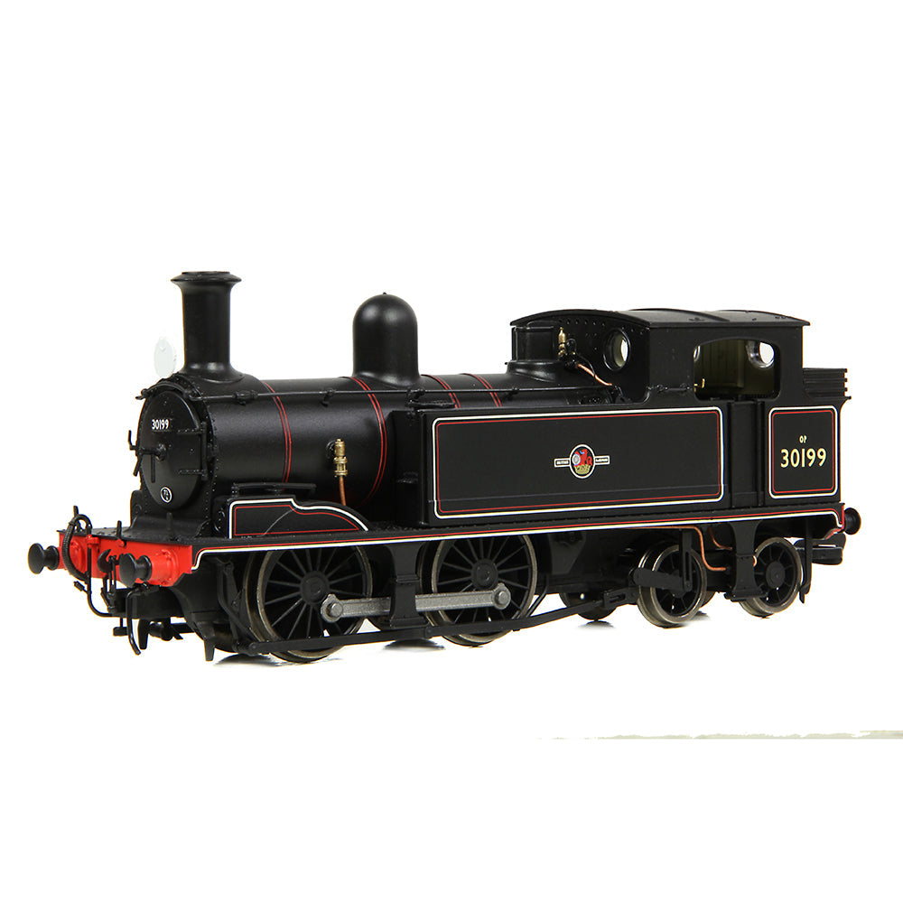 EFE Rail E85018 LSWR Adams O2 30199 BR Lined Black (Late Crest), OO Gauge