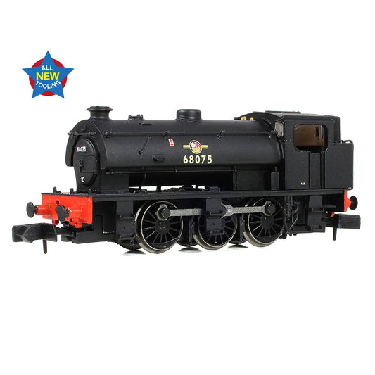 EFE Rail E85501 WD Austerity (J94) Saddle Tank 68075 BR Black (Late Crest) - N Gauge *LAST FEW*