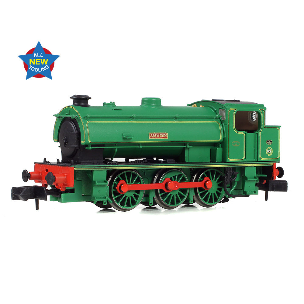 EFE Rail E85504 WD Austerity Saddle Tank 'Amazon' NCB Lined Green - N Gauge