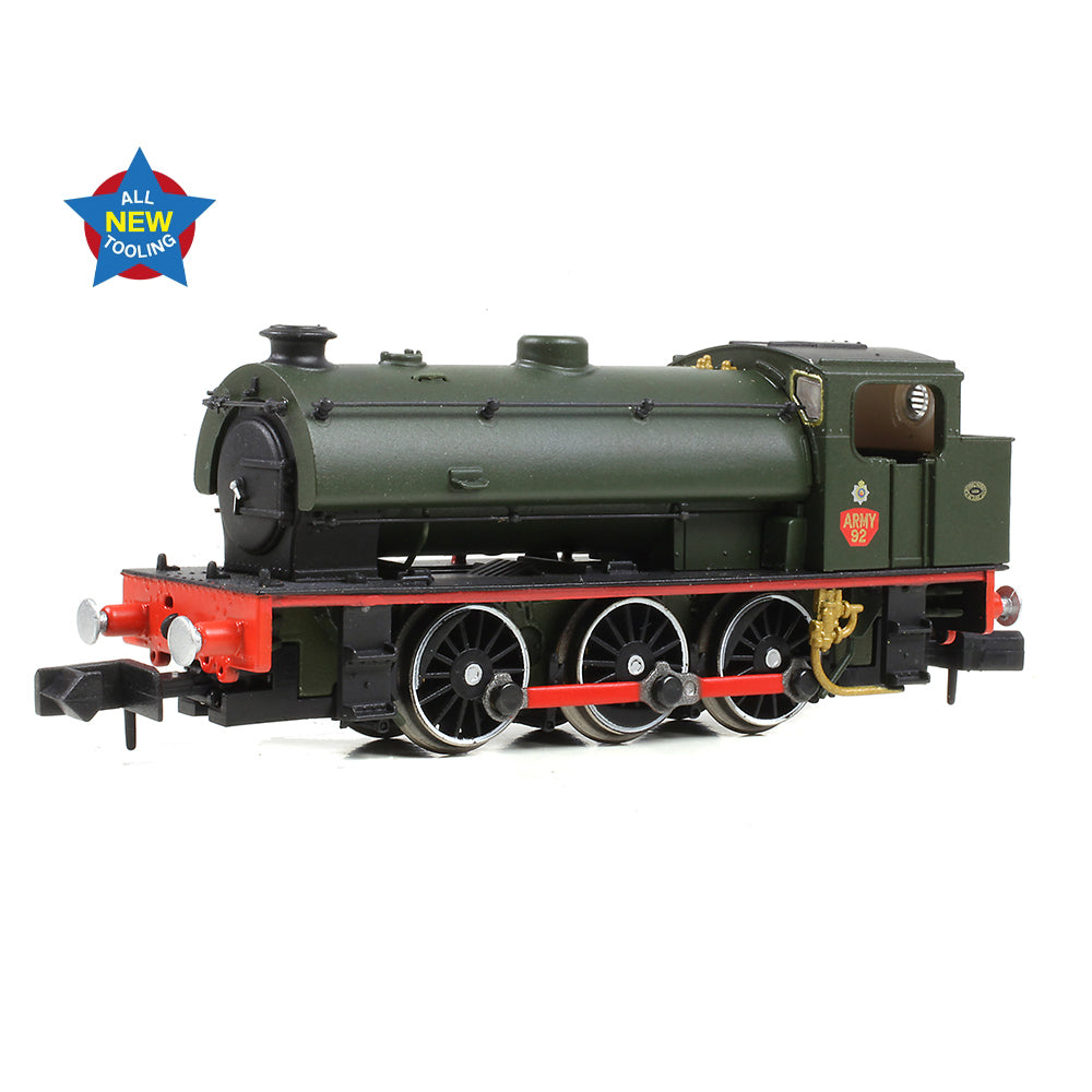 EFE Rail E85506 WD Austerity Saddle Tank Army 92 'Waggoner' Army Green N Gauge *LAST FEW*