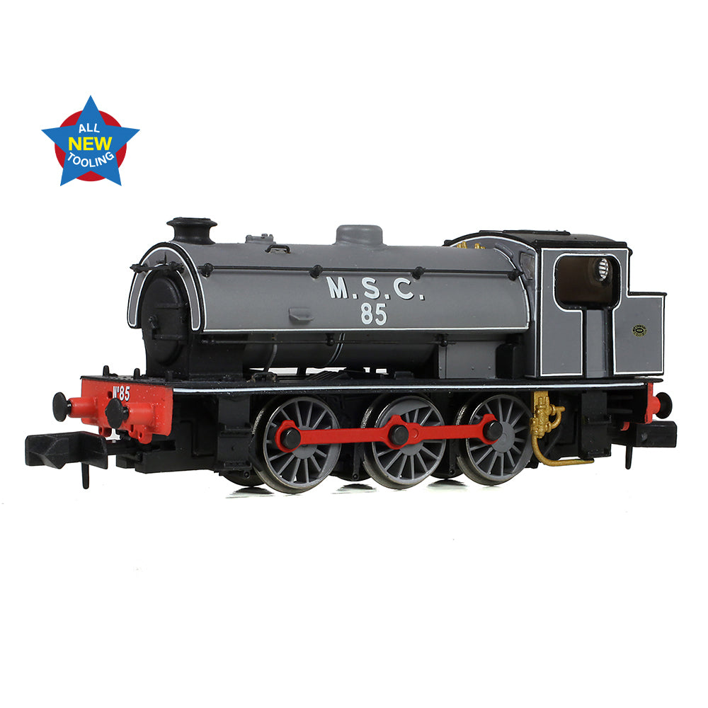 EFE Rail E85508 WD Austerity Saddle Tank 85 M.S.C. (Manchester Ship Canal) Lined  - N Gauge *LAST FEW*