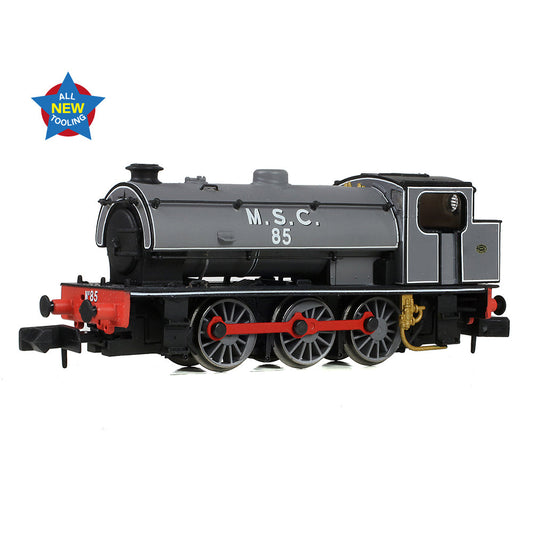 EFE Rail E85508 WD Austerity Saddle Tank 85 M.S.C. (Manchester Ship Canal) Lined  - N Gauge *LAST FEW*
