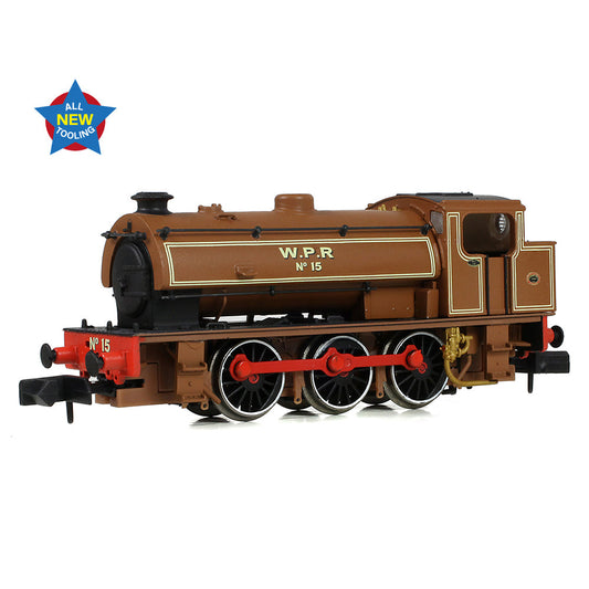 EFE Rail E85509 WD Austerity Saddle Tank No. 15 W.P.R (Wemyss Private Railway) Brown - N Gauge