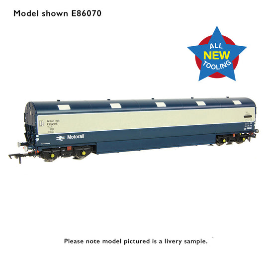 EFE Rail E86008 Newton Chambers Car Carrier BR Blue & Grey, OO Gauge