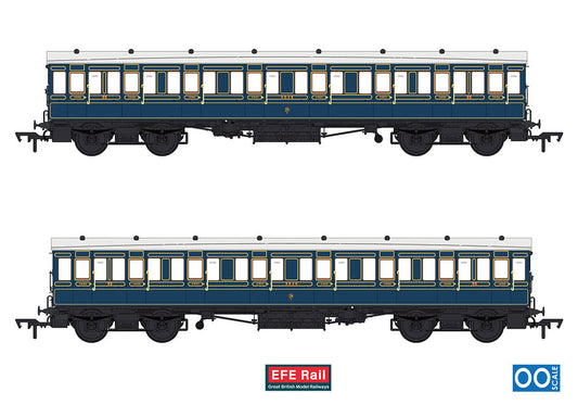 EFE Rail E86037 54ft non-Corridor Composite S&DJR Lined Blue OO Gauge *PRE ORDER £49.73*