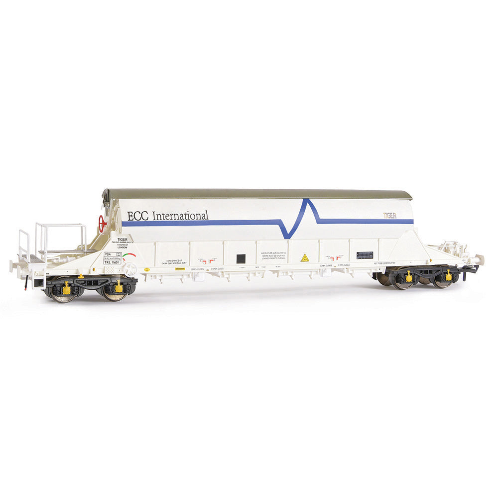 EFE Rail E87010 PBA Tiger Wagon TRL 11601 ECC Int'l White, OO Gauge *LAST FEW*