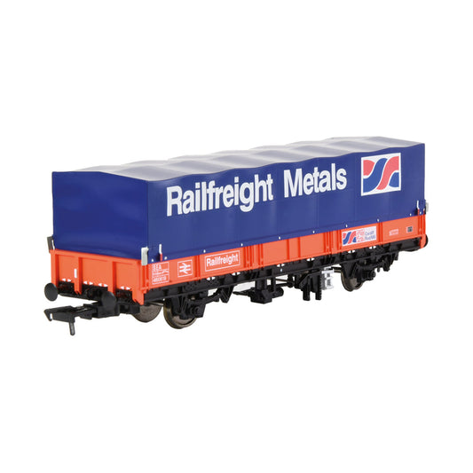 EFE Rail E87043 BR SEA Wagon BR Railfreight Red (Cardiff Rod Mill) with Hood *LAST FEW*