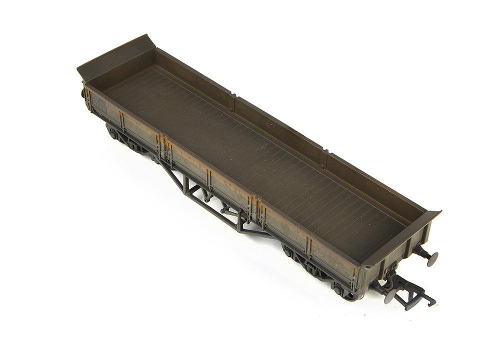 EFE Rail E87122 BR YCV 'Turbot' Bogie Ballast Wagon BR Engineers Grey & Yellow WEATHERED OO Gauge *PRE ORDER £35.96*