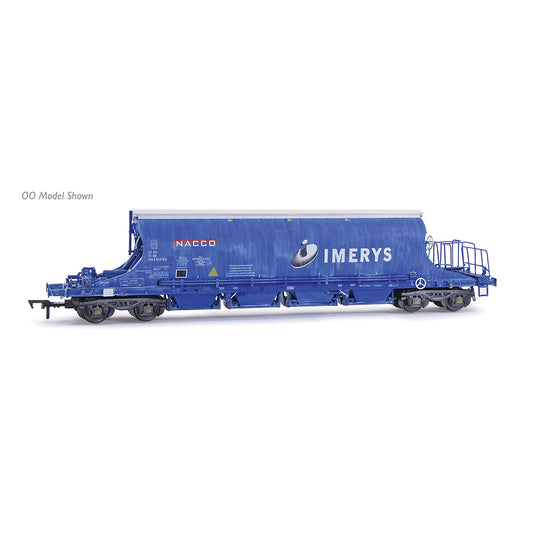 EFE Rail E87505 JIA Nacco Wagon 33-70-0894-002-3 Imerys Blue [Weathered - light], N Gauge *LAST FEW*