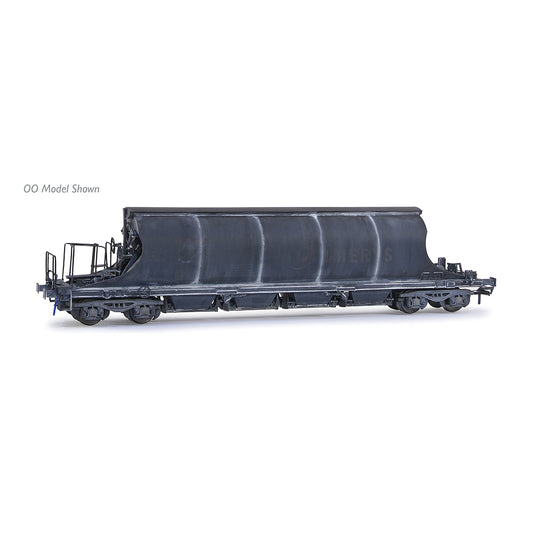 EFE Rail E87510 JIA Nacco Wagon 33-70-0894-003-9 Imerys Blue [Weathered - heavy], N Gauge *LAST FEW*