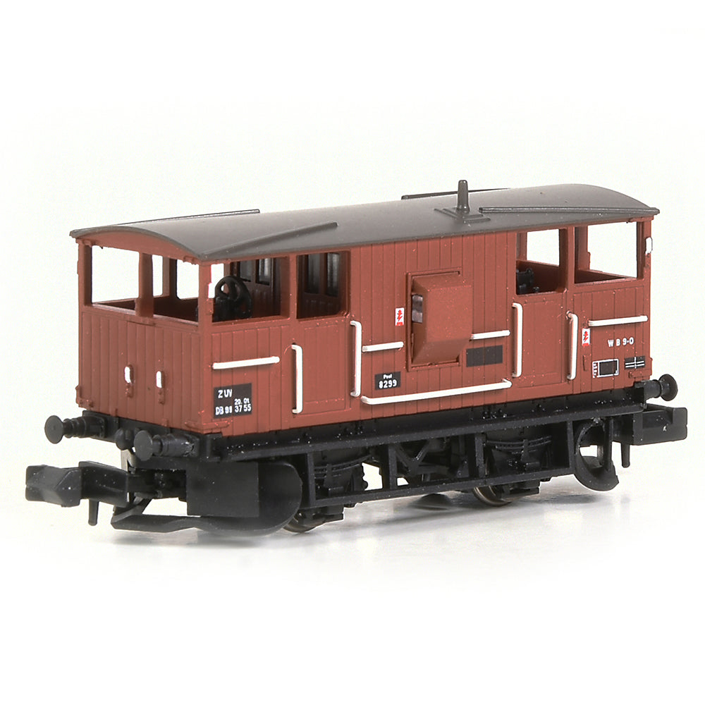 EFE Rail E87540 BR 20T 'Shark' Brake Van BR Bauxite (Departmental) N Gauge *LAST FEW*