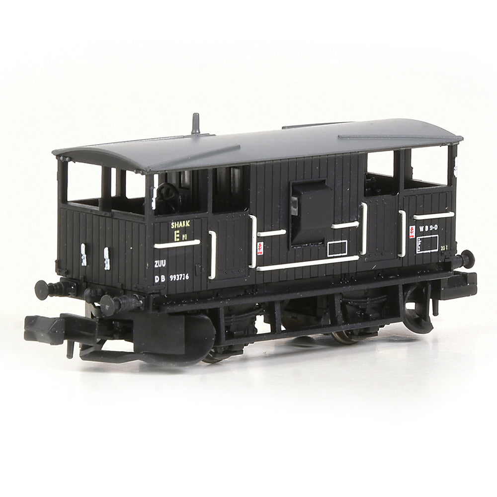 EFE Rail E87541 BR 20T 'Shark' Brake Van BR Departmental Black N Gauge *LAST FEW*