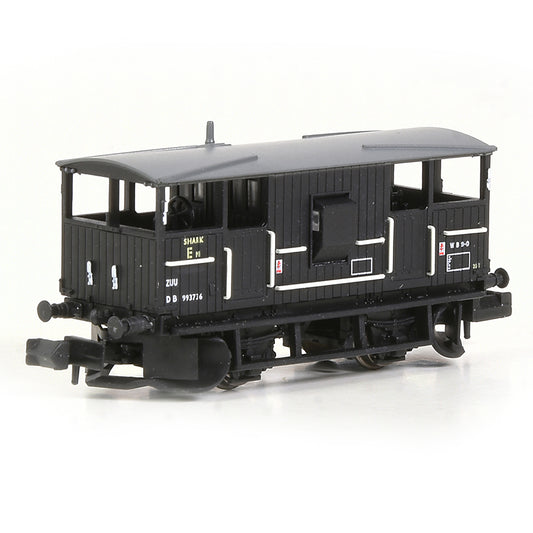 EFE Rail E87541 BR 20T 'Shark' Brake Van BR Departmental Black N Gauge *LAST FEW*
