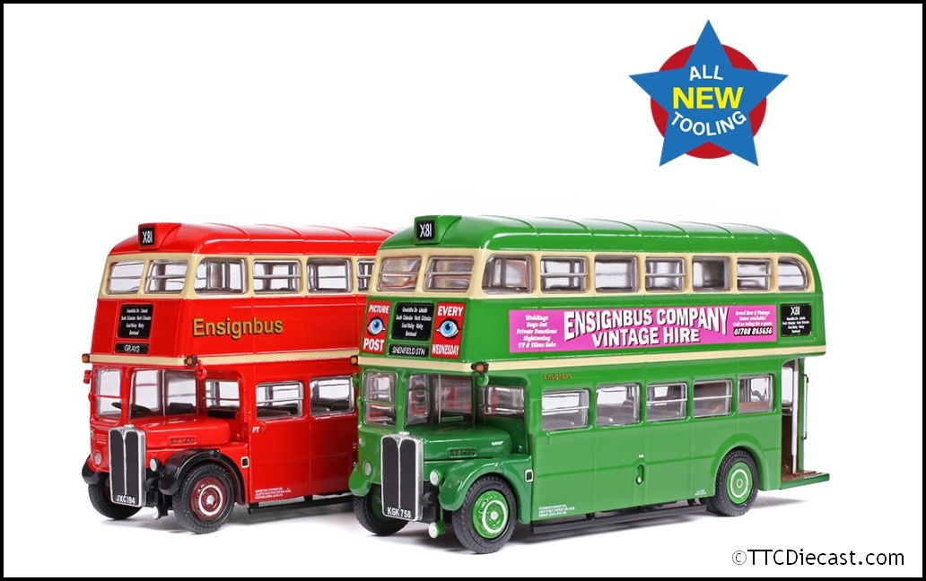 EFE E99943 Cravens RT Ensignbus Set RT1431 & RT1499 - 1/76 Scale *LAST FEW*