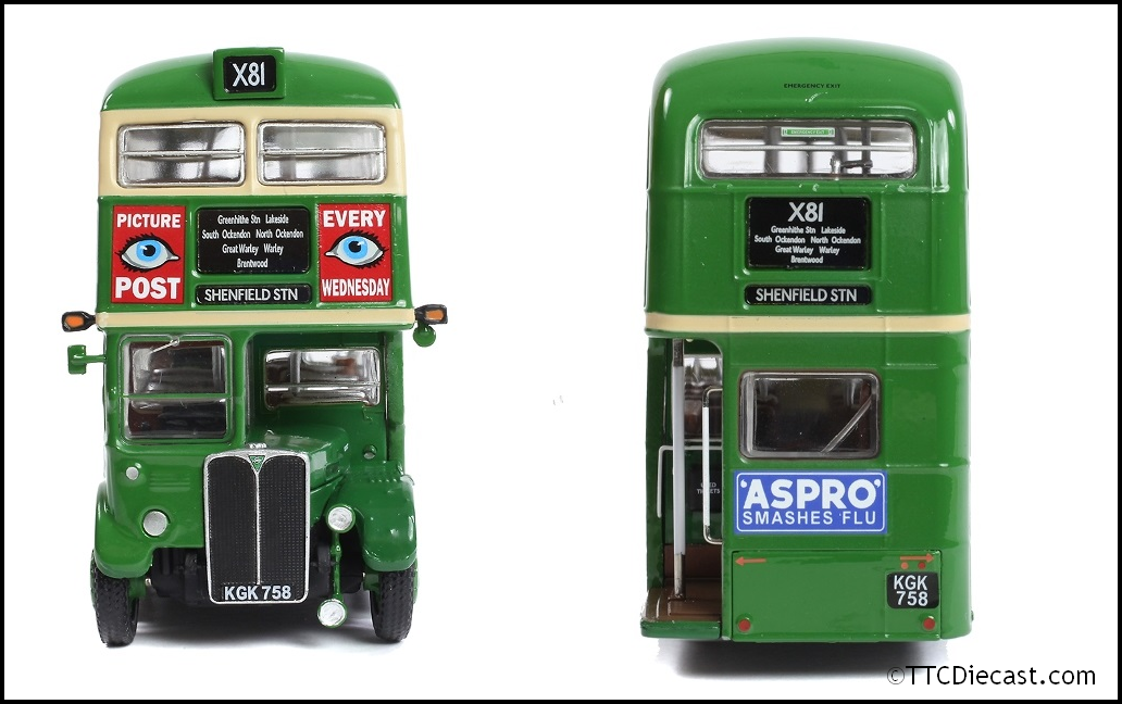 EFE E99943 Cravens RT Ensignbus Set RT1431 & RT1499 - 1/76 Scale *LAST FEW*