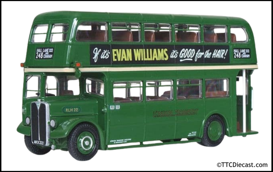 EFE 34205 AEC Regent RLH, London Transport, Route 248 Hall Lane River Drive, PRE OWNED