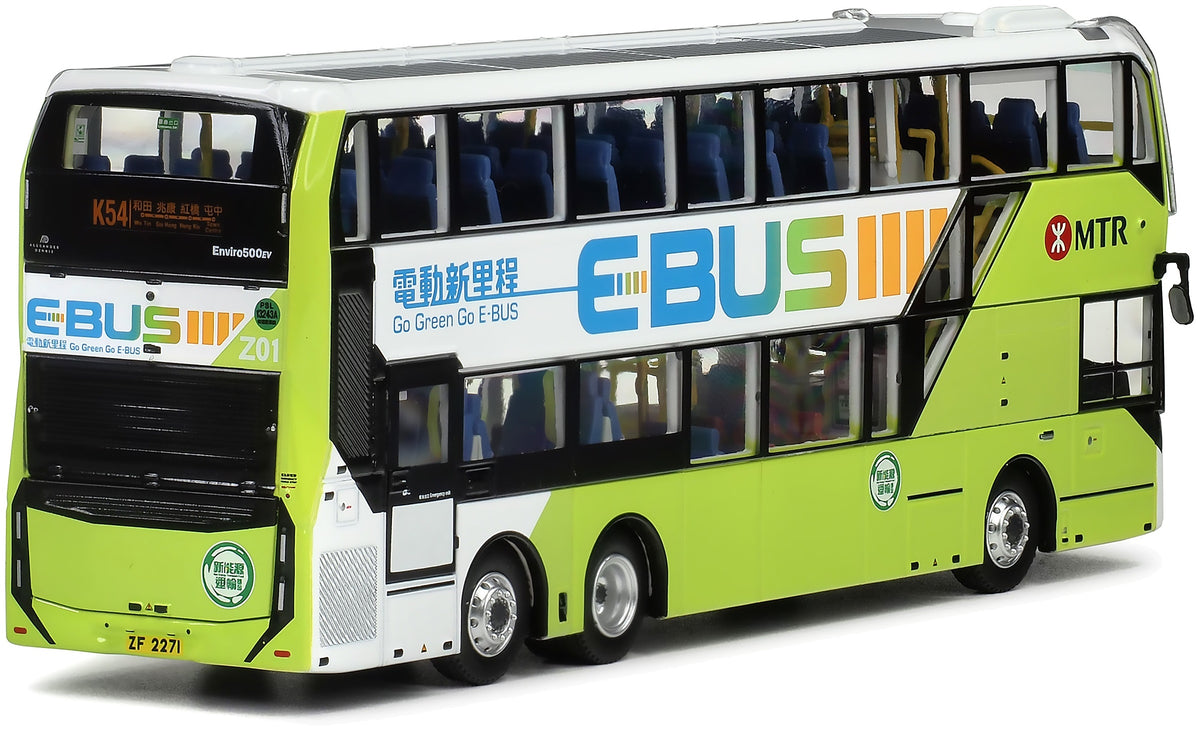 80m MTR86001 MTR Alexander Dennis E500EV 12m Electric Bus (K54) 20, 1:76 Scale
