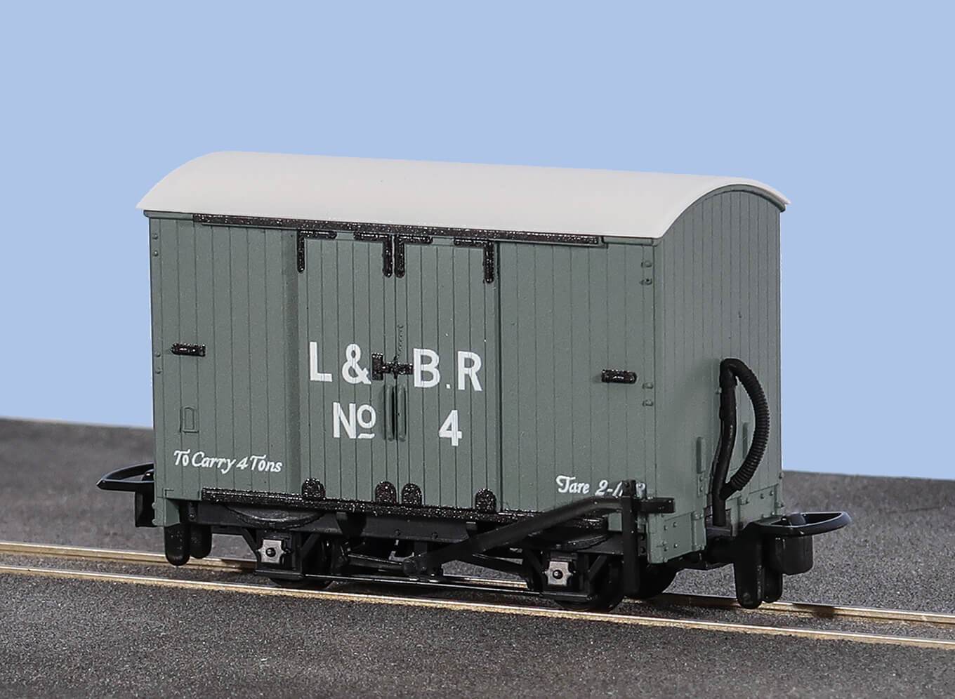 Peco GR-220C OO-9 Box Van, L&B Livery No.4