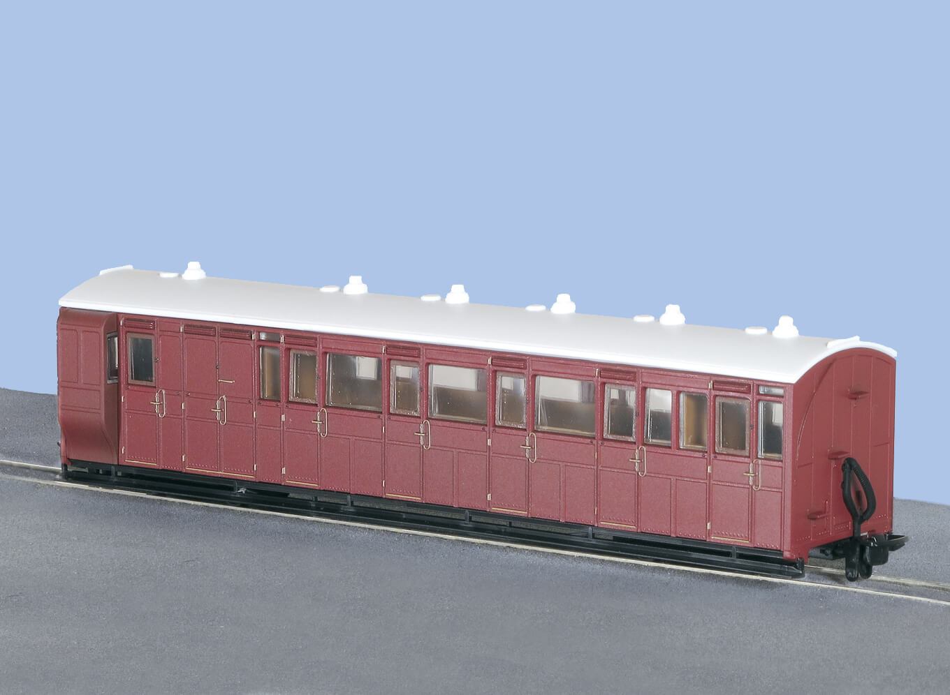 Peco GR-420U OO-9 L&B Brake Coach Unlettered