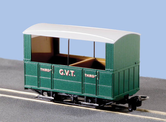 Peco GR-520 Glyn Valley Tramway 4 Wheel Open Side Coach