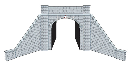 Peco LK12161 PECO Lineside TT:120 - Bridge Kit in Stone, Single Track