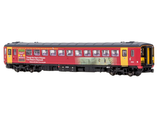 Dapol 2D-020-006D Class 153 318 Wessex Trains Pink (DCC-Fitted), N Gauge *LAST FEW*