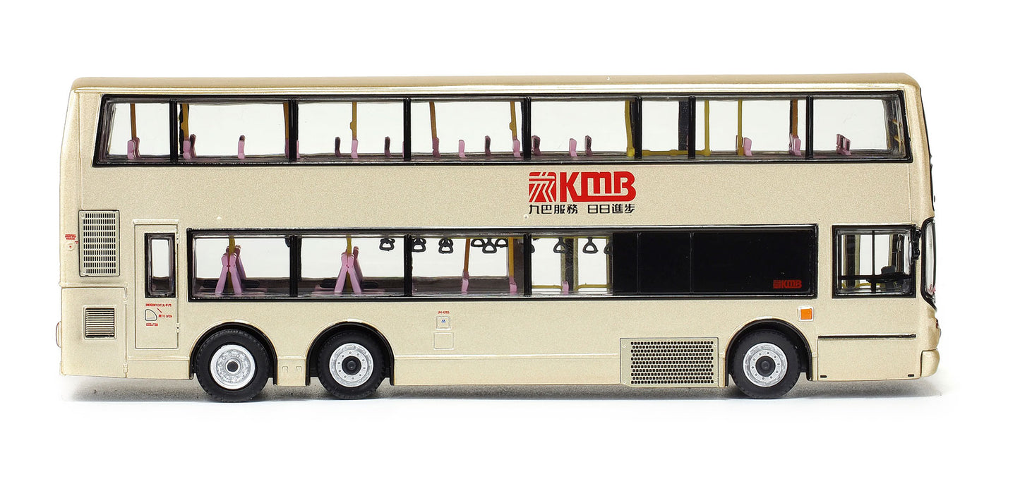 80m KMB2020024 KMB Volvo Super Olympian 12m Route #111 Central (Macau Ferry) 1/76 Scale