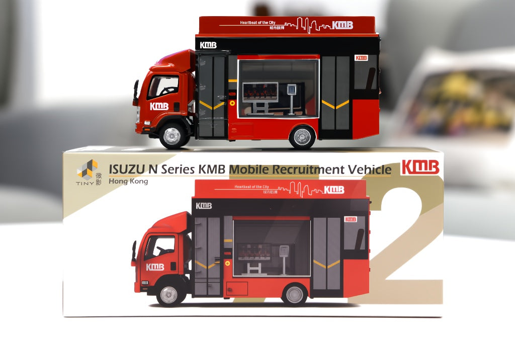 Tiny KMB2023092 ISUZU N Series KMB Recruitment Truck 1:76 Scale *LAST FEW**
