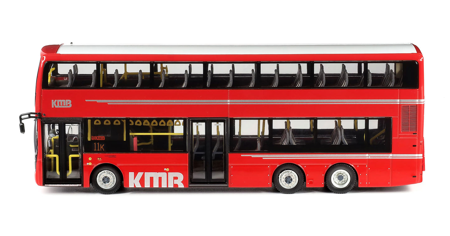 80m KMB2025003 KMB Volvo B9TL Gemilang Euro V 12M (11K), 1:76 Scale
