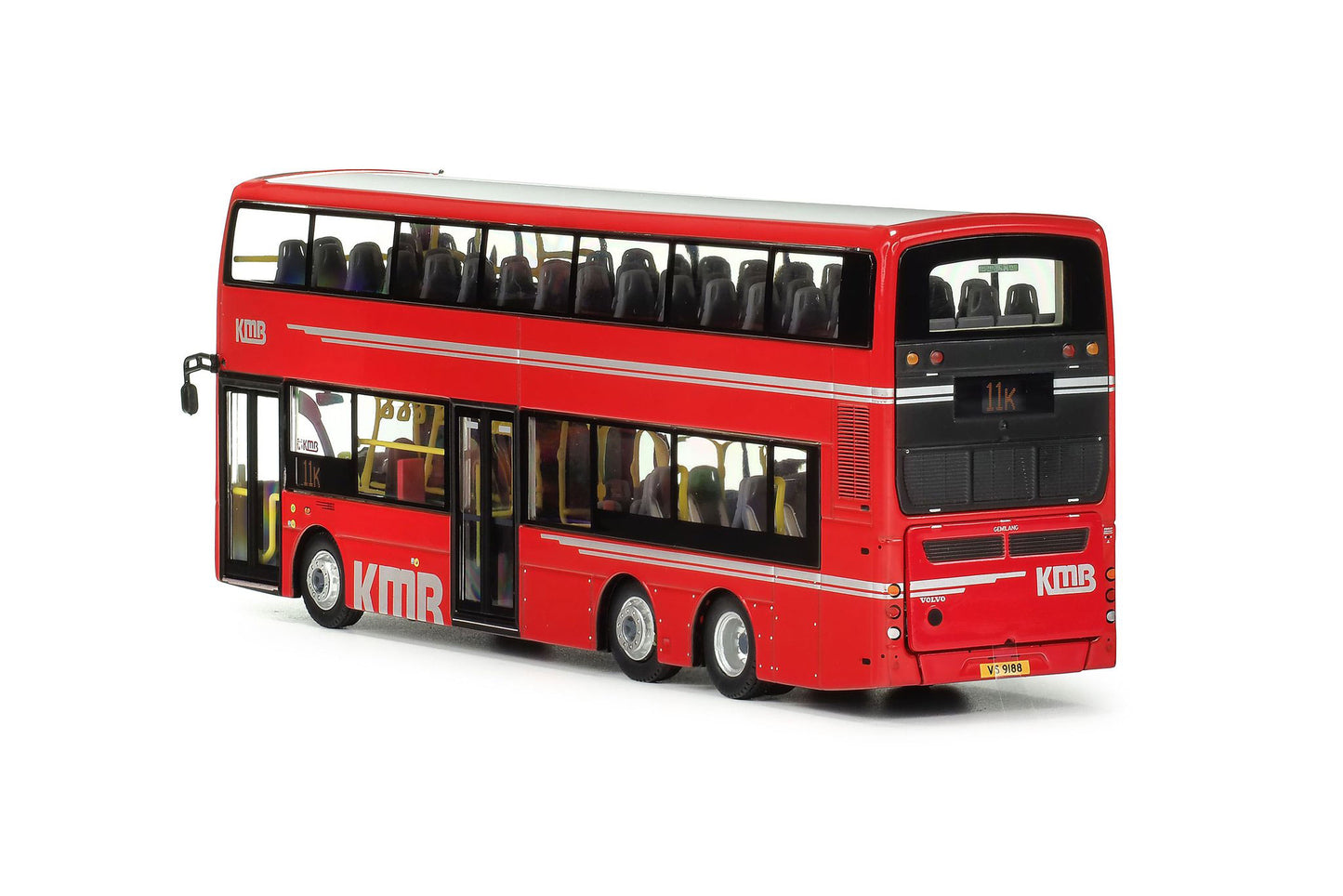 80m KMB2025003 KMB Volvo B9TL Gemilang Euro V 12M (11K), 1:76 Scale