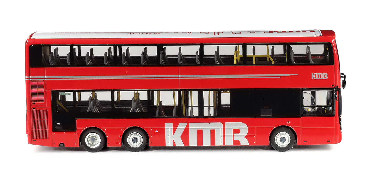 80m KMB2025004 KMB Volvo B9TL Gemilang Euro V 12M (12A), 1:76 Scale