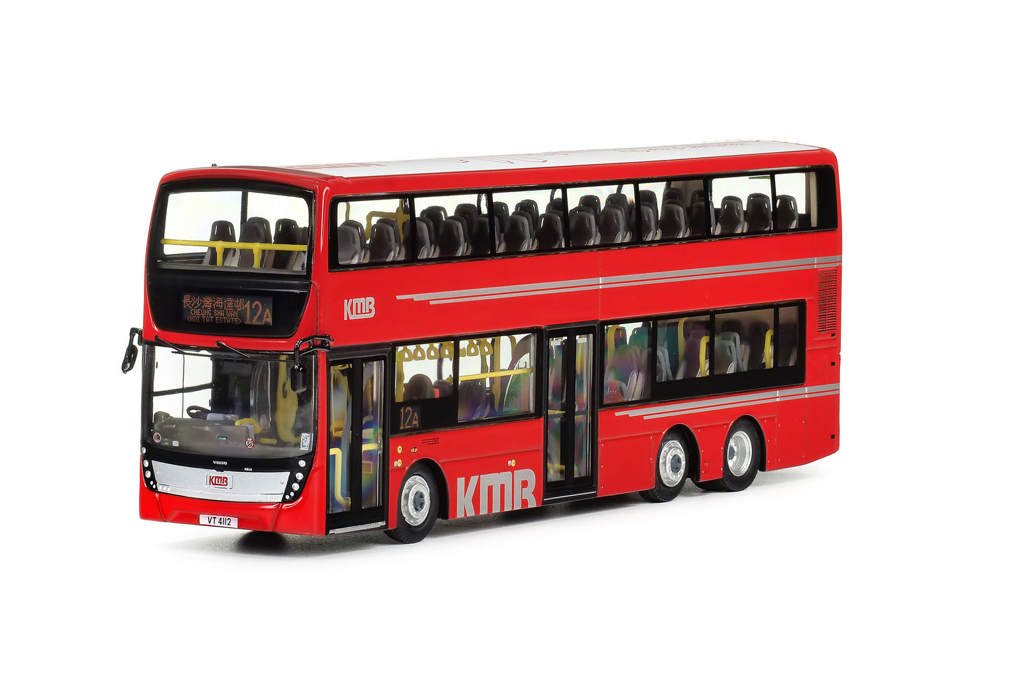 80m KMB2025004 KMB Volvo B9TL Gemilang Euro V 12M (12A), 1:76 Scale
