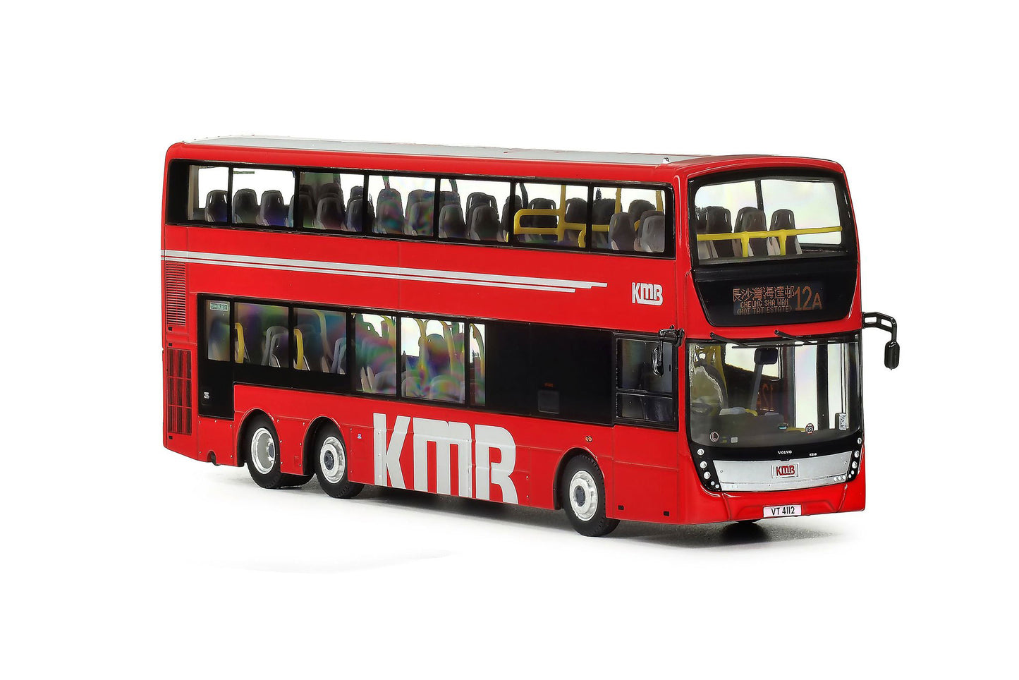 80m KMB2025004 KMB Volvo B9TL Gemilang Euro V 12M (12A), 1:76 Scale