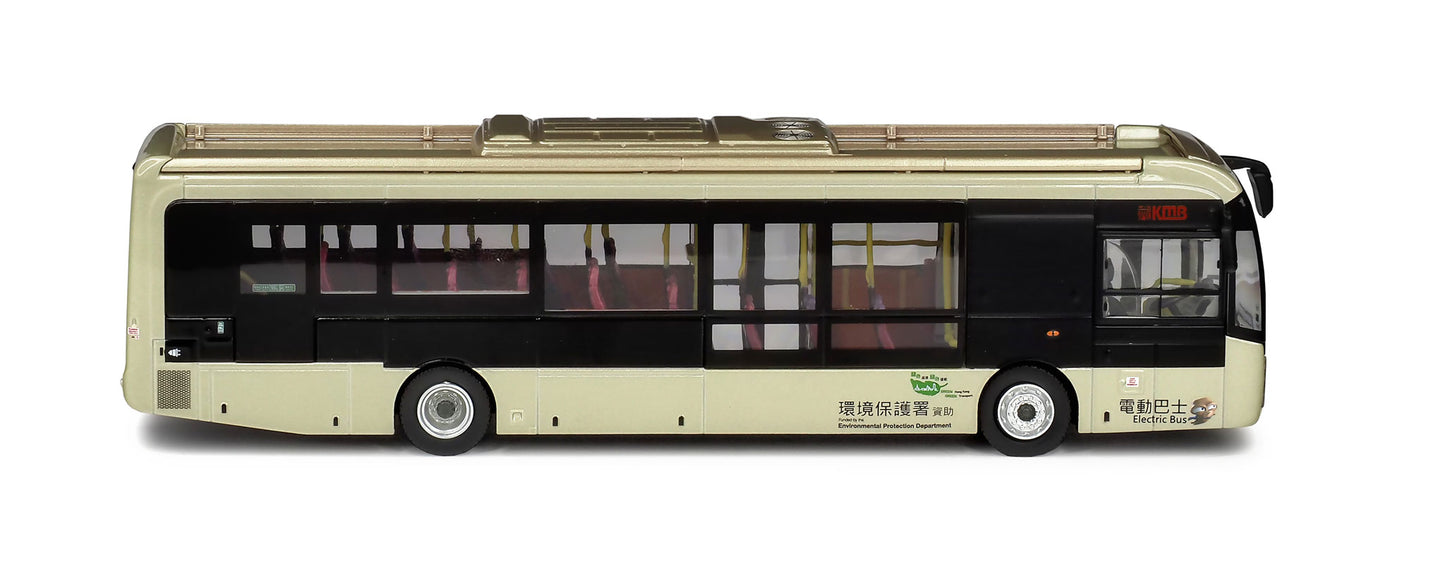 80m KMB2025008 KMB BYD K9R Gemilang Electric Bus 12m (43M), 1:76 Scale
