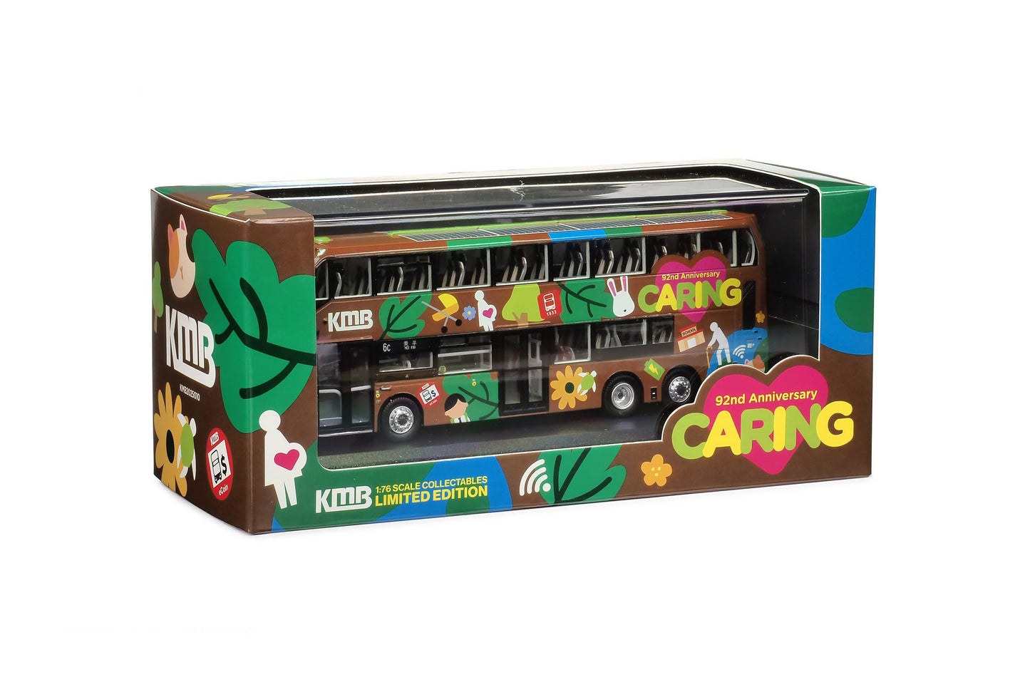 80m KMB2025010 KMB 92nd Anniversary Alexander Dennis Enviro500EV (43M) 1:76 Scale